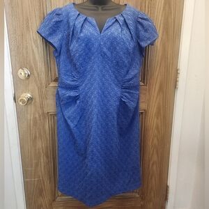 Elegant Blue Women's Dress
